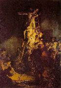 REMBRANDT Harmenszoon van Rijn Descent from the Cross. oil